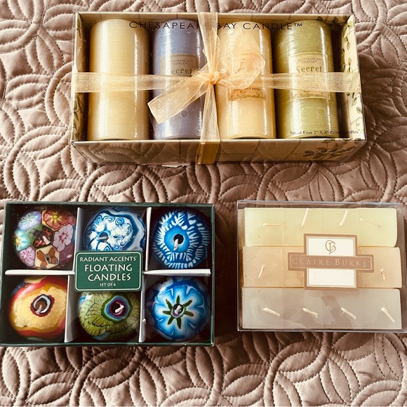 Chesapeake Bay, Claire Burke, set/3 candles sets. NWT❣️ - Picture 1 of 7
